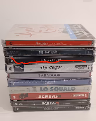 Lotto Steelbook 4K/Blu-ray Nuovi Sigillati