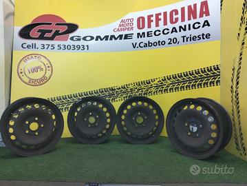 4 Cerchi Ferro 15 pollici Volkswagen Golf