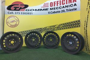 4 Cerchi Ferro 15 pollici Volkswagen Golf