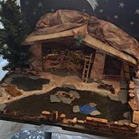 capanna per presepio