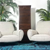 Coppia di Poltrone Vintage Gigi Radice By Minotti