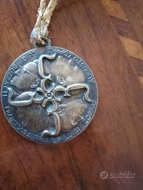 medaglia argento 800 fratelli Zoppas