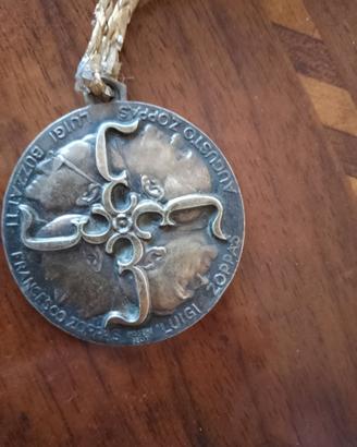 medaglia argento 800 fratelli Zoppas