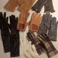 guanti da donna taglia L in vari stili lotto n. 7