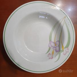 Piatto antico ceramica fondo pierre cardin 24 cm