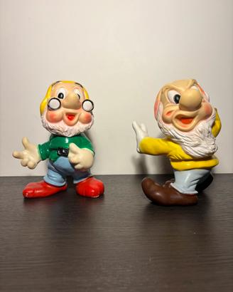 Coppia nani Disnay Ledraplastic anni 60