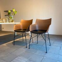 Kartell sedie poltroncine Q WOOD