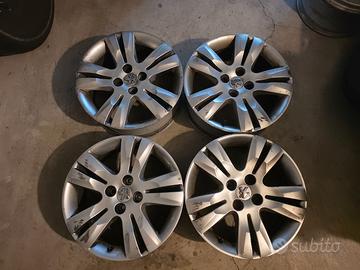 4 Cerchi in lega da 17" Peugeot Citroen
