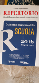Dizionario normativo della scuola-Repertorio