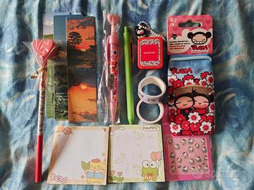 Set kawaii Sanrio Pucca Naj Oleari manga anime 