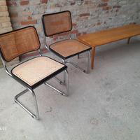 sedie modello Cesca e tavolino