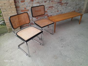 sedie modello Cesca e tavolino