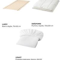 Doghe, piumino e coprimaterasso Ikea