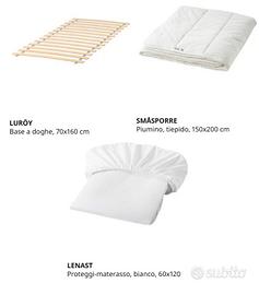 Doghe, piumino e coprimaterasso Ikea