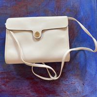 BORSA TRACOLLA DIOR PELLE BIANCA VINTAGE