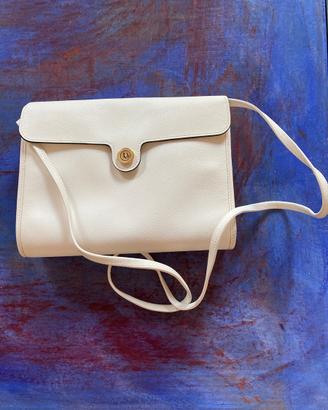 BORSA TRACOLLA DIOR PELLE BIANCA VINTAGE
