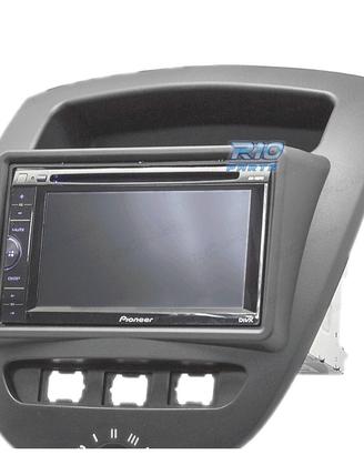 CORNICE NERA RADIO 2-DIN PER CITROEN C1 TOYOTA AYG