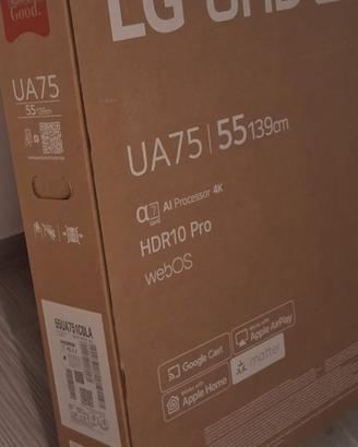 SMART TV LG 55 POLLICI ANDROID 4K NUOVO 