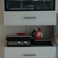 soggiorno bianco lucido 