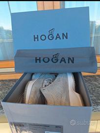 Sneaker Hogan Interactive Donna - Argento Rettile 