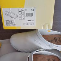Ciabatte Scholl in gomma bianche