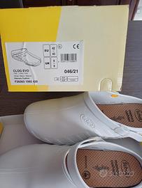 Ciabatte Scholl in gomma bianche