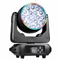 Testa Mobile Wash Zoom Led 19x15w RGBW Ring RGB