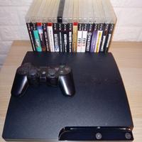 Playstation 3 con giochi.