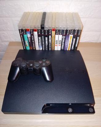 Playstation 3 con giochi.