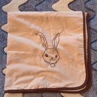 coperta fiocchi di riso cotone100%