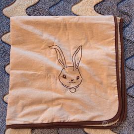 coperta fiocchi di riso cotone100%