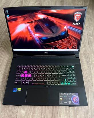 Laptop Gaming Msi Katana 17’ RTX 4070