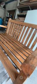 Panca Legno Teak Rest.a mano (Trattam. Outdoor)