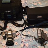 Macchina fotografica e videocamera