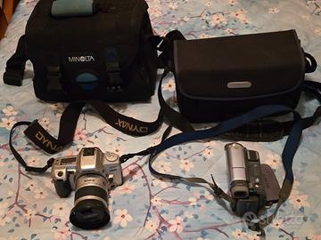 Macchina fotografica e videocamera