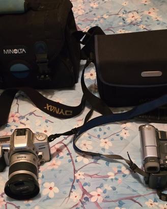 Macchina fotografica e videocamera