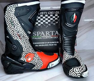 stivali moto racing SPARTA personalizzati su misur