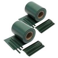 Wiltec Strisce Frangivista in PVC 35mx19 cm verde