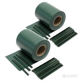 Wiltec Strisce Frangivista in PVC 35mx19 cm verde