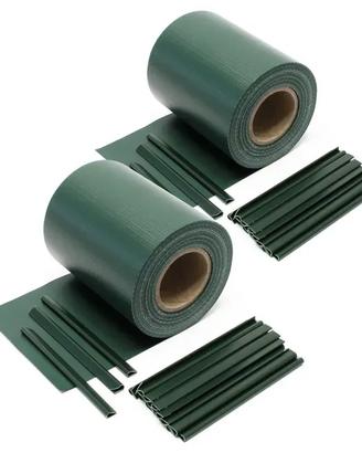 Wiltec Strisce Frangivista in PVC 35mx19 cm verde