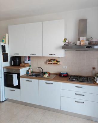 Cucina Stella L 270 + forno e lavastoviglie bianco