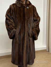 Cappotto in visone naturale