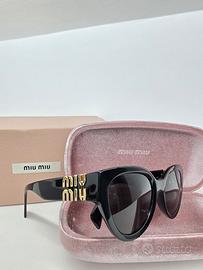 Occhiali da sole Miu Miu VMU 01V 1AB-1O1 NUOVO