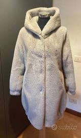 Pelliccia ecologica grigio perla