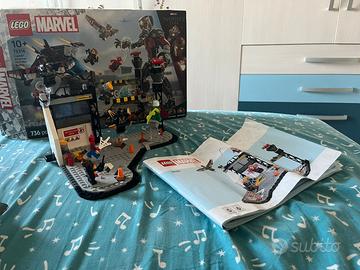 Lego marvel scenario battaglia aereo porto
