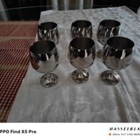 bicchierini liquore amc originali in acciaio