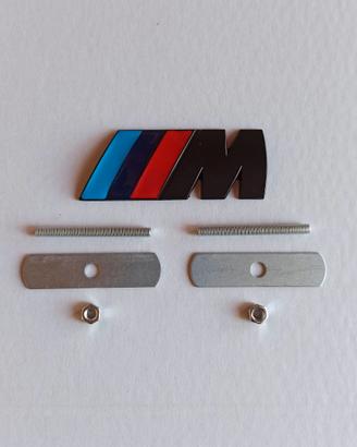 Emblema fregio BMW Msport nero griglia anteriore