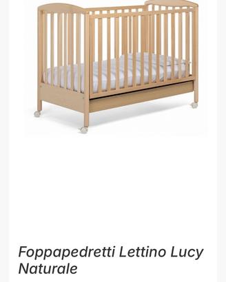 Lettino con materasso