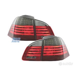 FANALI BMW E61 03-07 LIGHT BAR ROSSO AFFUMICATO