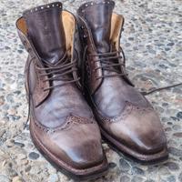Stivaletto in pelle invecchiata da uomo taglia 42